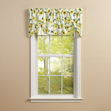 Follow The Sun Lined Farmhouse Valance 20